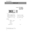 Panasonic PT-RZ970, PT-RW930, PT-RX110 (serv.man3) Service Manual / Other